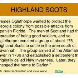 James oglethorpe wanted the highland scots to move to georgia